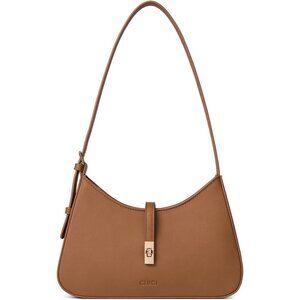 CLUCI Small Shoulder Bag for Women, Trendy Vegan Leather Crossbody with 2 Straps